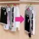 Nagykereskedelem 10db Otthoni kreatív Mini pelyhesítő ruhás fogas horog szekrény Szervező