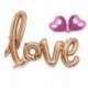 1 Set Love Letters szív alumínium fólia léggömb születésnapi esküvői party dekoráció