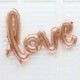 1 Set Love Letters szív alumínium fólia léggömb születésnapi esküvői party dekoráció