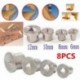 8Pcs Dowel Pins Center Point 6/8/10 / 12mm Állítsa be a famegmunkáló kézibeszélőt