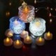 6 Flameless LED Tealight villogó tea fény gyertya karácsonyi esküvői akkumulátor