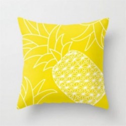 * 1 Sárga lakberendezés Art kanapé kanapé dobja PILLOW COVER Párnahuzat 18x18 &quot