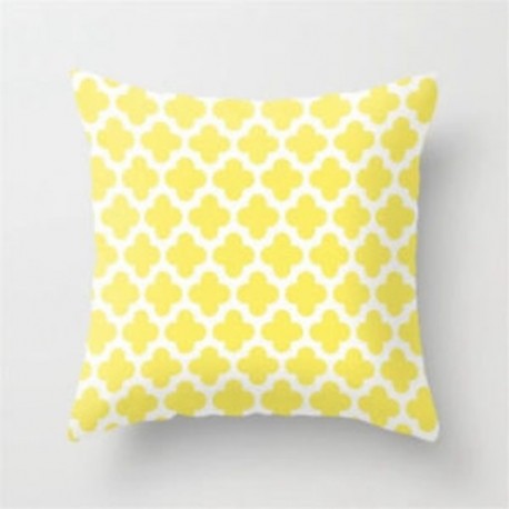 * 2 18x18 &quot sárga lakberendezés dobja PILLOW COVER kanapé derék ágypárna tok
