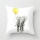 * 2 18x18 &quot sárga lakberendezés dobja PILLOW COVER kanapé derék ágypárna tok