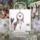 Feather Dream Catcher Autó belső kézzel készített otthon Dreamcatcher függő dekoráció JP