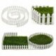 Kávé Mini Garden Ornamen Kit Fa kerítés Kézműves terrárium Tündér Dollhouse dekoráció Toy DIY