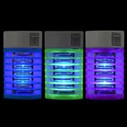Elektromos LED aljzat szúnyog repülni pesti bogár rovarcsapda Zapper gyilkos éjszakai lámpa