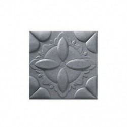 Ezüstszürke PE habosított panelek Dombornyomott tégla 3D önhordó fal matrica Home DIY 35 * 35cm