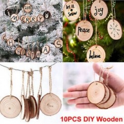 10db fa karácsonyfa dísztárgyak Gyerekek festés DIY dekor Craft címkék forró