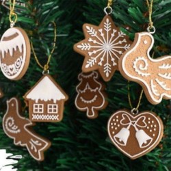 11 PCS Karácsonyi sok gumi baubles Xmas fa függő dísz Xmas dekoráció