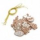 11 PCS Karácsonyi sok gumi baubles Xmas fa függő dísz Xmas dekoráció