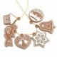 11 PCS Karácsonyi sok gumi baubles Xmas fa függő dísz Xmas dekoráció
