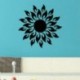Fekete DIY 3D tükör Sun Art levehető fal matrica akril falfestmény matrica otthoni szoba dekoráció