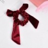 * 11 Bor Piros Hot Ponytail Bun nyakkendő Scrunchies Flamingos haj zenekar rugalmas Scrunchie haj gyűrű