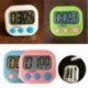 Zöld Új nagy LCD digitális konyhai főzési időzítő Count-Down Up óra hangos riasztó eszköz