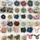 * 15 Leopard   bőr Hot Ponytail Bun nyakkendő Scrunchies Flamingos haj zenekar rugalmas Scrunchie haj gyűrű