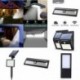 2 Pack-20 LED 48/90/144 LED napelemes vízálló kerti lámpa Spotlight gyep tájképfények