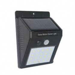 1 csomag 20 LED napelemes érzékelő Vízálló napenergia 20 LED PIR mozgásérzékelő fali fény Kültéri kerti lámpa