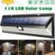 2 Pack-20 LED Vízálló LED Solar Power PIR mozgásérzékelő fali fény szabadtéri kert udvari lámpa