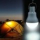 Napelemes tápegység LED izzó fény kültéri hordozható kemping sátor energia lámpa 15W