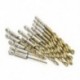 13pc1.5-6.5mm HSS titán bevonatú 1/4 &quot Hex Shank csavaros fúrószerszám