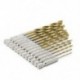 13pc1.5-6.5mm HSS titán bevonatú 1/4 &quot Hex Shank csavaros fúrószerszám