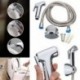 1X WC Shattaf Adapter Spray kézi bidet zuhanyfej fali konzol tömlő készlet