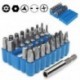 Biztonsági bit 33Pcs Állítsa be a szabotázsprofil Torx csavarhúzóját Csavarkulcs Star Hex tartórúd
