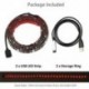 2Pcs RGB USB tápellátás 5050 LED-sáv világítás TV-háttérvilágításhoz