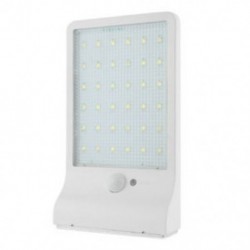 fehér 36 LED-es napelemes mozgásérzékelő kerti biztonsági lámpa Kültéri, könnyű vízálló