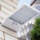 fehér 36 LED-es napelemes mozgásérzékelő kerti biztonsági lámpa Kültéri, könnyű vízálló