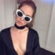 10db ruhával Unisex kerek záró szemüveg ovális napszemüveg tükrözött divat hűvös retro szemüveg