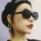 10db ruhával Unisex kerek záró szemüveg ovális napszemüveg tükrözött divat hűvös retro szemüveg