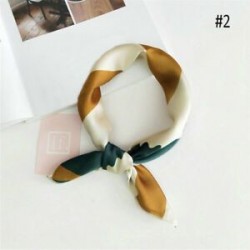 * 2 Elegáns női tér selyem érzi szatén sál vékony retro fej-nyak haj Tie Band