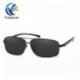 Ezüst keret   zöld lencse Unisex polarizált Retro UV400 tükör napszemüveg kültéri sport vezetési szemüveg jp