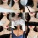 * 1 Ezüst A koreai szexi gyöngyszemcsont lándzsa láthatatlan Choker női lánc nyaklánc ékszer