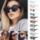 * 1 2018 Vintage nők macska szem Retro stílusú Rockabilly napszemüveg Női szem szemüveg