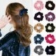 * 6 Pink 1db lófarokzsikó nyakkendő Scrunchies Flamingos haj zenekar Rugalmas Scrunchie hajgyűrű