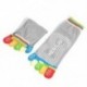 Szürke 2 1Pair női pamut 5-toe színes jóga edzőterem nem csúszós masszázs toe zokni Full Grip