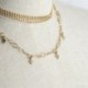 Divat nyári többrétegű Choker nyaklánc kristály csillag arany lánc női ékszerek
