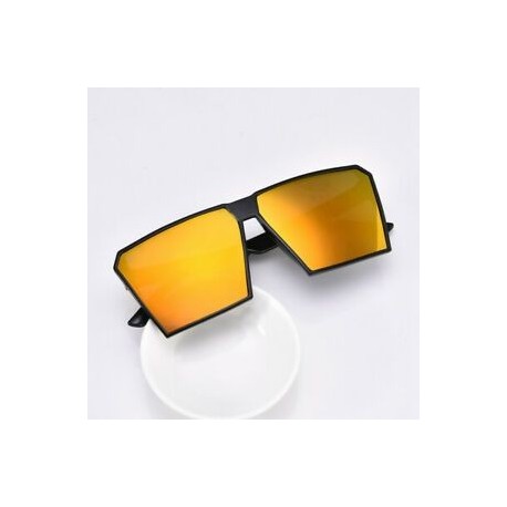 R-fekete   piros Női lapos lencse tükrözött keret szemüveg fém túlméretezett macska szem UV400 napszemüveg