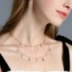 Divat nők csillag Hold függő többrétegű arany lánc choker nyaklánc ékszer