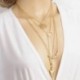 Divat női medál arany lánc Charm Choker nyilatkozat Bib nyaklánc ékszerek