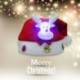 Santa Claus gyerekeknek 1 x Felnőtt gyermekek LED karácsonyi kalap Mikulás rénszarvas hóember fél sapka ajándék