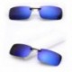 Ezüst Polarizált napszemüveg Flip-up klip vezetési szemüvegek napja éjszakai látás lencse UV400