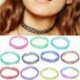 12x-es Vintage Stretch Tattoo Lace Choker nyaklánc rugalmas gótikus Henna Punk 80 90s
