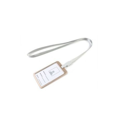 Ezüst kötél   arany Alumínium ötvözet üzleti munka kártya azonosító jelvény lanyard tartó Hot függőleges fém