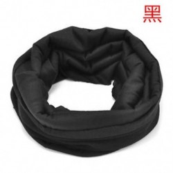 Fekete Új pamut cső sál Bandana fej arc maszk nyak Gaiter Snood fejfedők Beanie