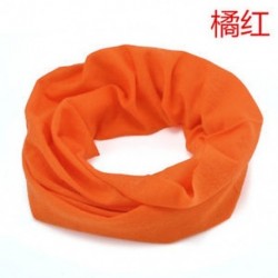 narancs Új pamut cső sál Bandana fej arc maszk nyak Gaiter Snood fejfedők Beanie
