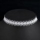 10PCS fehér virág csipke bársony choker nyaklánc Vintage lánc ékszer szett